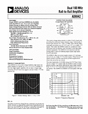 DataSheet AD8042 pdf